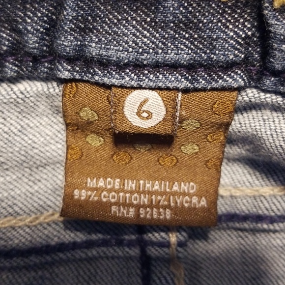 Fossil denim Jean skirt NWOT C113:5:318 size 6 - Picture 5 of 6